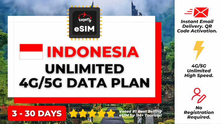 Indonesia - Unlimited 4G/5G Data eSIM